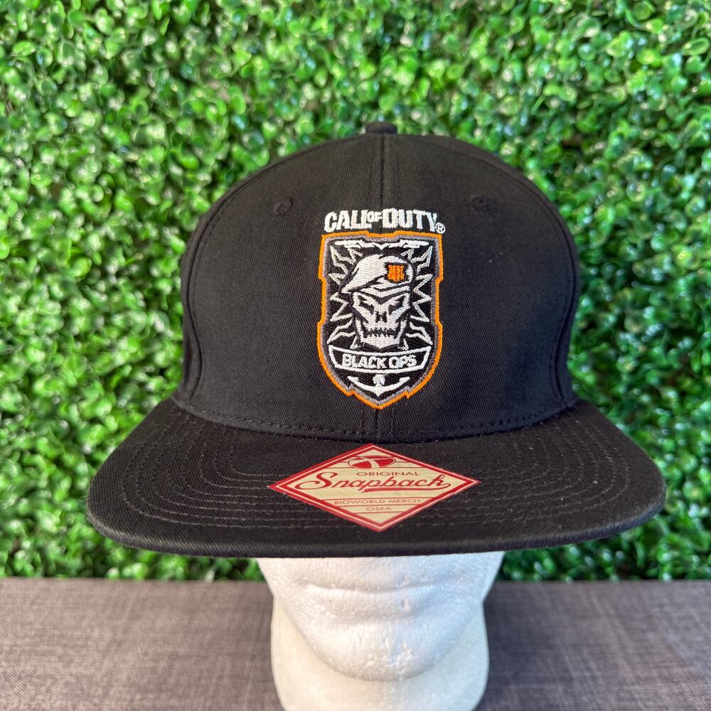 New Black Call Of Duty Black Ops Snapback Hat  2018 Snapback Cap Gift Teen